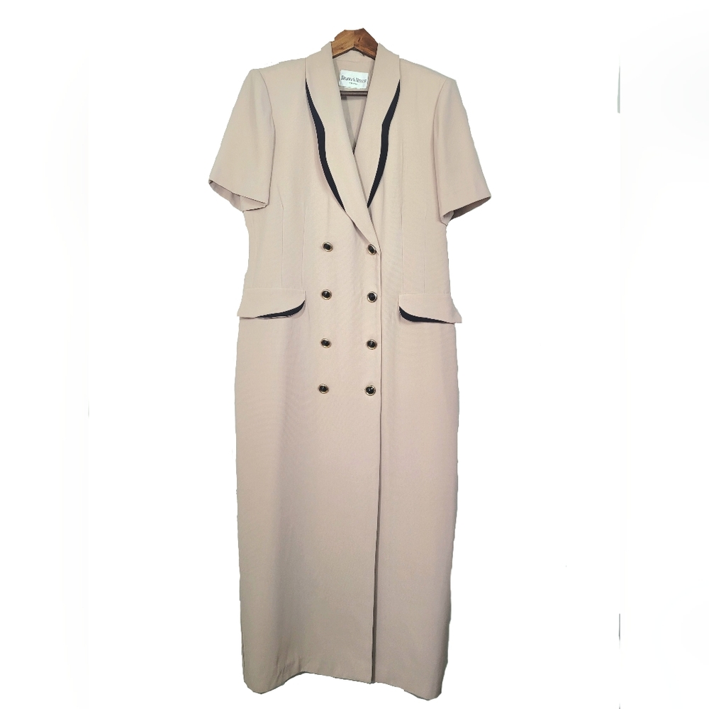 Danny & Nicole Beige Blazer Dress